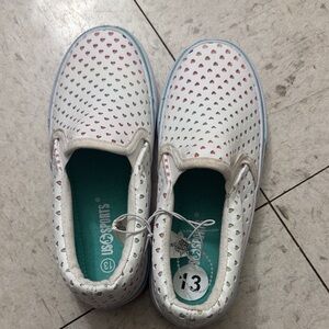 Stylish Kids Slip-On Sneakers with Rainbow Accents